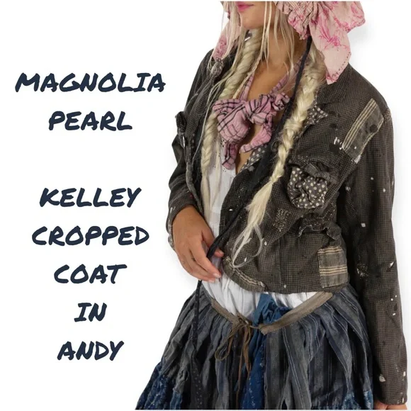 Magnolia Pearl Kelley Cropped Coat JACKET 691-ANDY-OS - Picture 1 of 15